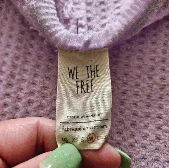 We the Free Women's Catalina Thermal Top in Lilac M - Picture 11 of 16